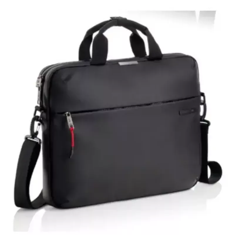 Briefcase MIQUELRIUS MR16984 — black monochromatic document briefcase