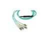 Fibre optic cable BlueOptics CBL-MPO12-4LC-OM3-1M-BO MPO 4x LC/LC 1m