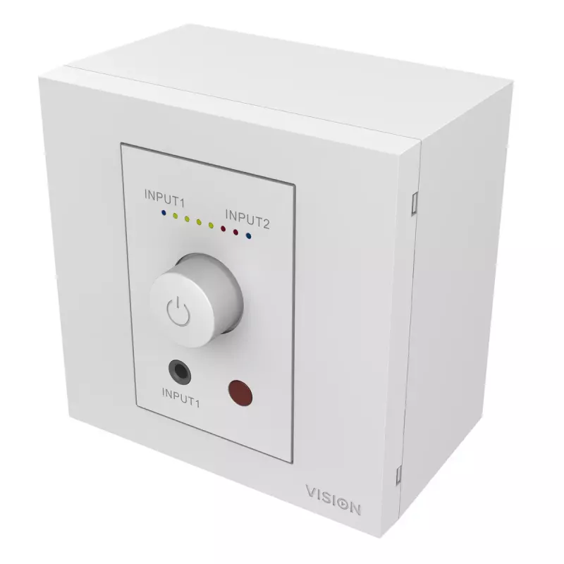 Audio amplifier Vision TC3-AMP 2.0 channels Home White
