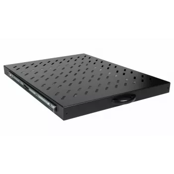 Equip Sliding Shelf 19', 1U, 800MM, Black