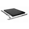 Equip Sliding Shelf 19', 1U, 800MM, Black