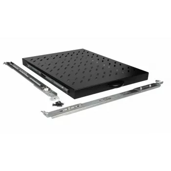 Equip Sliding Shelf 19', 1U, 800MM, Black