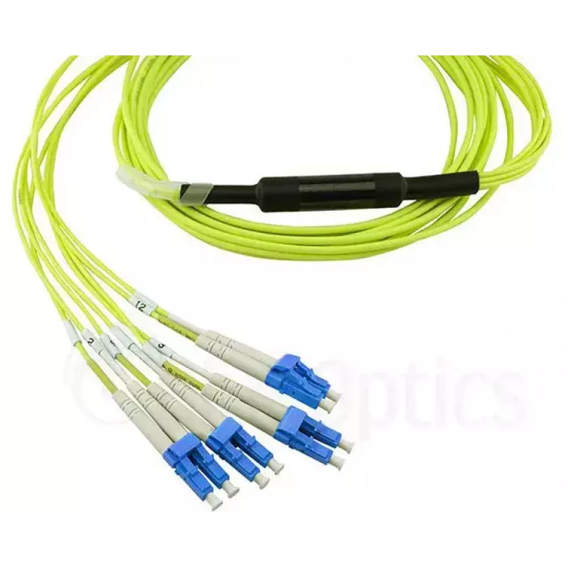 MPO-4xLC Singlemode Patch Cable BlueOptics CBL-MPO12-4LC-SMF-2M 2m G.657.A1