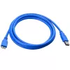Techly USB 3.0 Superspeed Cable A / Micro B 2m Blue ICOC MUSB3-A-020