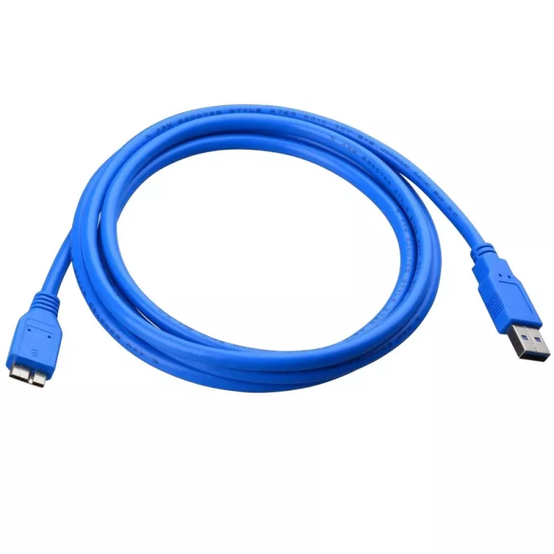 Techly USB 3.0 Superspeed Cable A / Micro B 2m Blue ICOC MUSB3-A-020