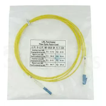 Fibre optic cable BlueOptics SFP2121BU0.5MK 0.5 m LC OS2 9 µm