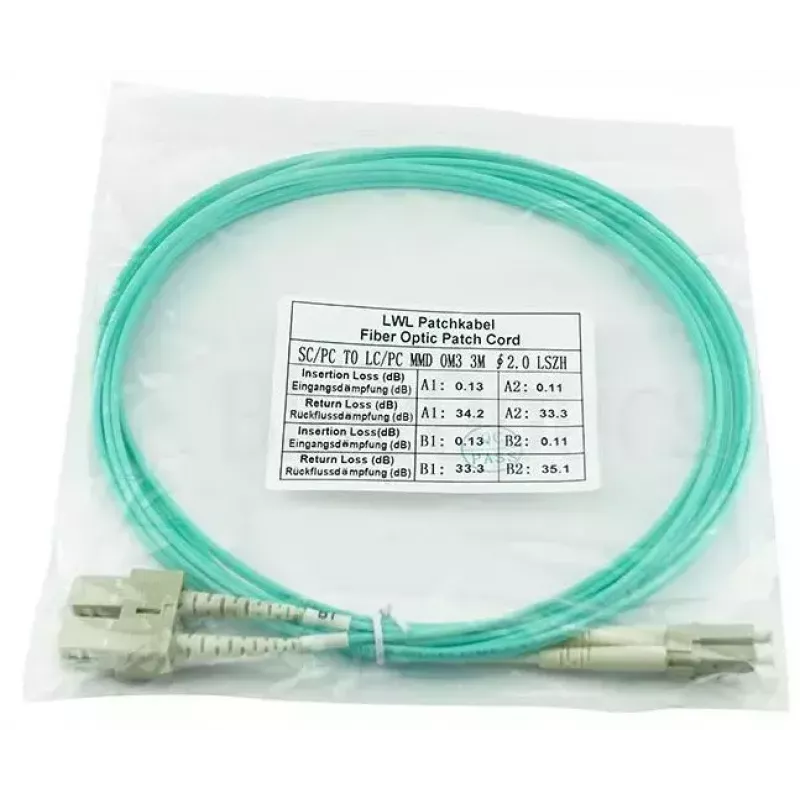 BlueOptics InfiniBand fibre optic cable 1 m 2x LC 2x SC LC/APC