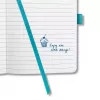 Writing Notebook Sigel JN102 A6 174 Sheets Aqua Colour