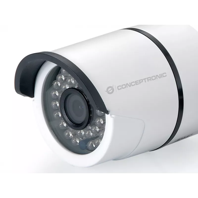 Conceptronic JARETH HD Wireless Cloud IP Camera, Outdoor, IP security camera, Outdoor, Wired & Wireless, External, Ceiling/wall, White