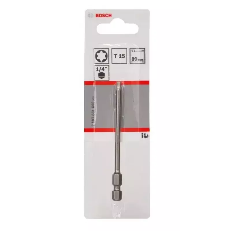 Screwdriver bit Bosch 2607001650 T15 extra hard 89mm
