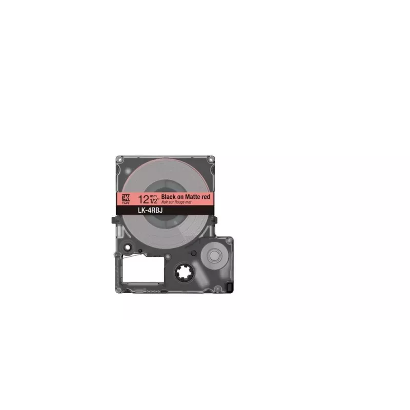 Label Tape Epson LK-4RBJ Black Red Thermal Transfer 1.2 cm