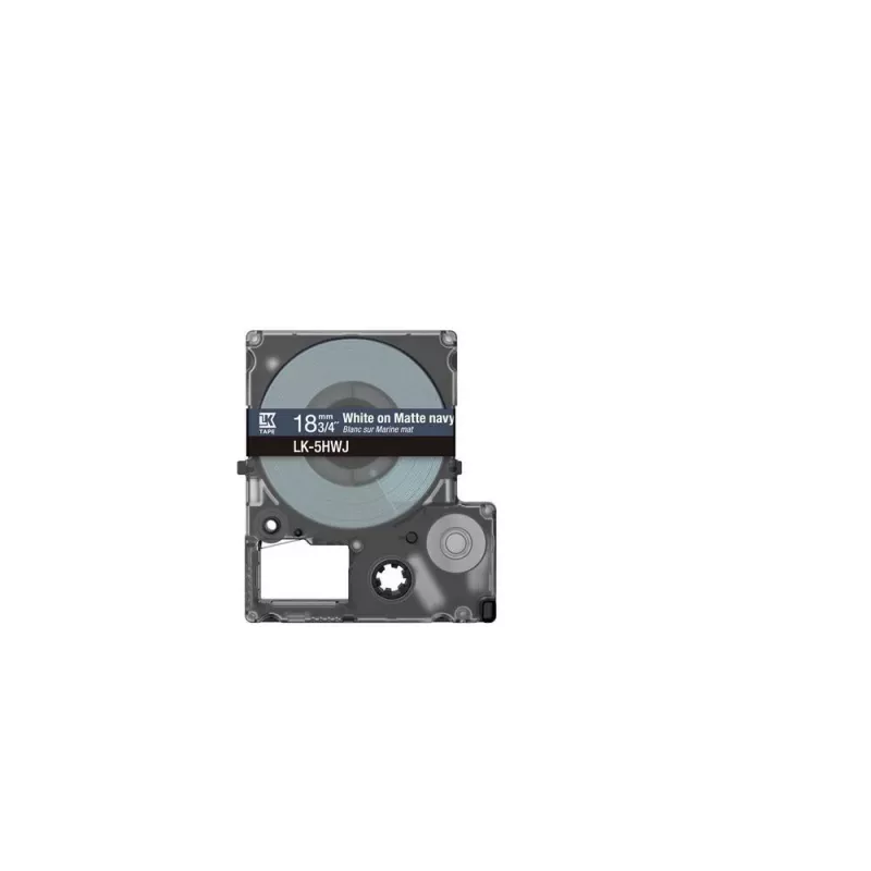 Label Tape Epson LK-5HWJ Navy White Thermal Transfer 1.8 cm