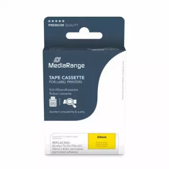 Printer Ribbon MediaRange MRBTZ651 Black 2.4 cm 8 m