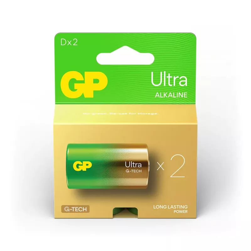 Single-use battery GP Batteries 03013AUETA-B2 D Alkaline