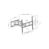 Techly ICA-PLB 344LTY TV mount/stand 177.8 cm (70 inch) Black