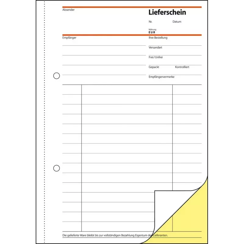 Business Form Sigel SD011