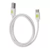 Techly ICOC MUSB20-CMAM10TW USB cable USB 2.0 1 m USB A USB C White