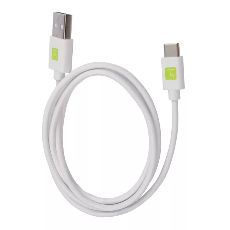 Techly ICOC MUSB20-CMAM10TW USB cable USB 2.0 1 m USB A USB C White