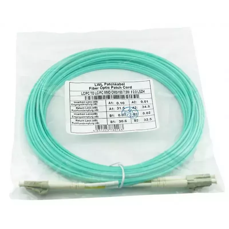BlueOptics SFP3131EU7.5MK InfiniBand fibre optic cable 7.5 m LC Aqua