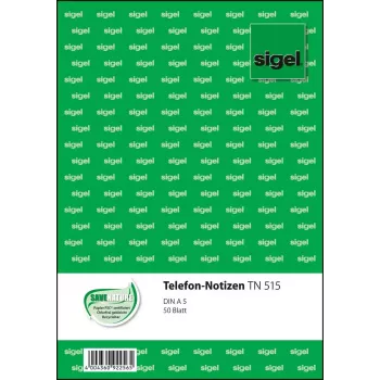 Business form Sigel TN515 A5 50 sheets white