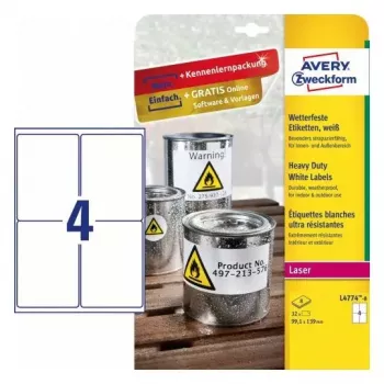 Self-adhesive printer label Avery L4774-8