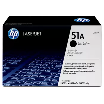HP 51A Black Original LaserJet Toner Cartridge, 6500 pages, Black, 1 pc(s)