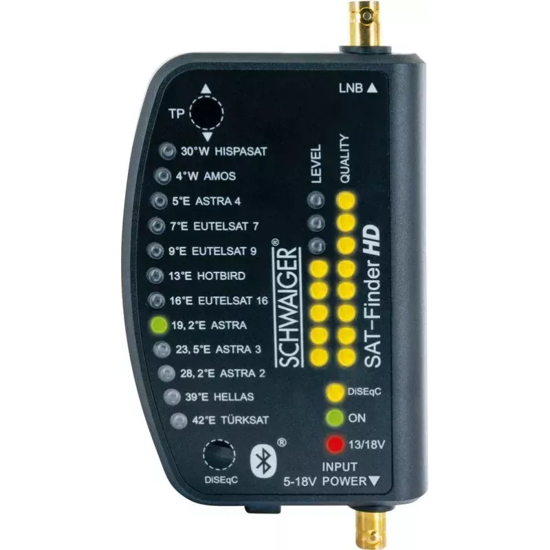 Satellite Finder Schwaiger SF9003BTAKKU 950-2150 MHz Plastic