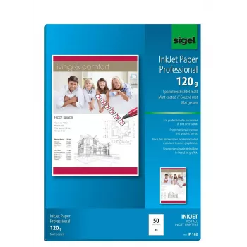 Printing paper A4 Sigel IP182 Matte 50 sheets White