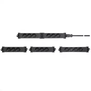 Surge Protector Bachmann 906.306 3 AC Outlets 250 V Black Grey Red