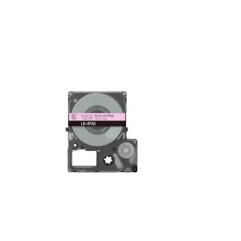 Label Tape Epson LK-4PAS Grey Pink Thermal Transfer 1.2 cm