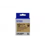 Epson Label Cartridge Satin Ribbon LK-4KBK Black/Gold 12mm (5m)