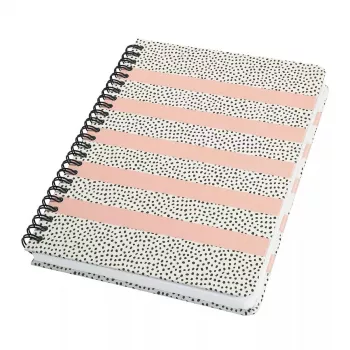 Writing Notebook Sigel JN600 A5 120 Sheets Black Rose White