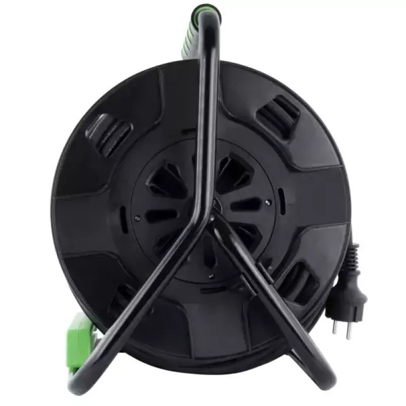 Power extension REV 10217412 40 m 4 AC outlet(s) Indoor/outdoor Black Green