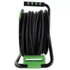 Power extension REV 10217412 40 m 4 AC outlet(s) Indoor/outdoor Black Green