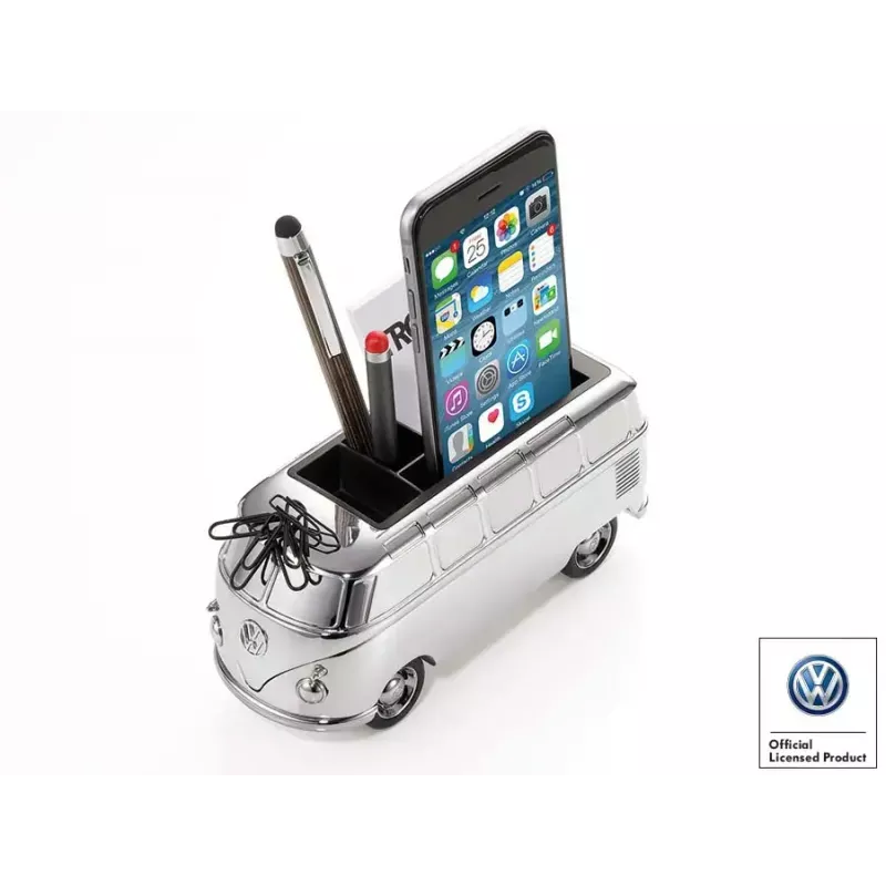 Pen/Pencil Holder TROIKA GAP06/CH Silver 63mm x 153mm x 72mm