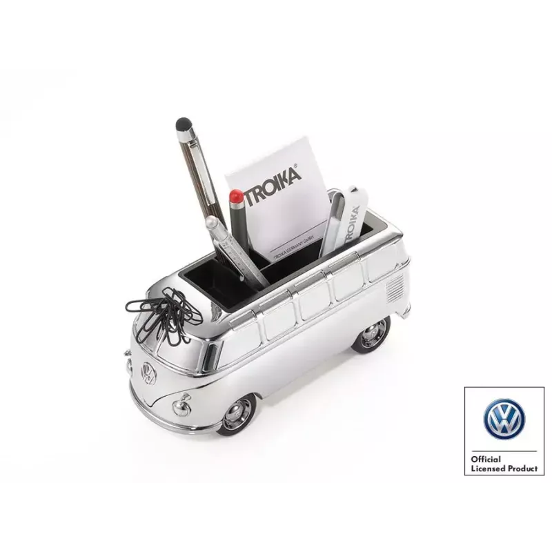 Pen/Pencil Holder TROIKA GAP06/CH Silver 63mm x 153mm x 72mm