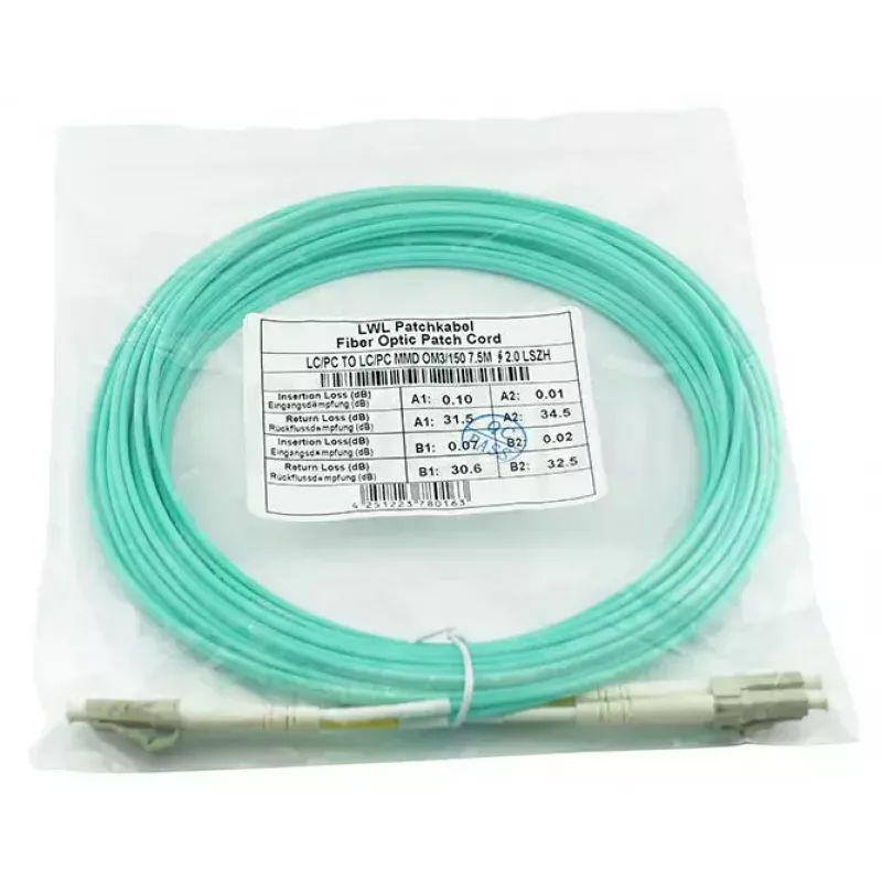 BlueOptics AJ836A-BO InfiniBand fibre optic cable 5 m 2x LC Aqua