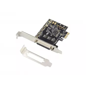 Conceptronic 4-Port DB9 RS232 Serial PCIe Card, PCIe, RS-232, PCIe 2.0, RS-232, Black, China