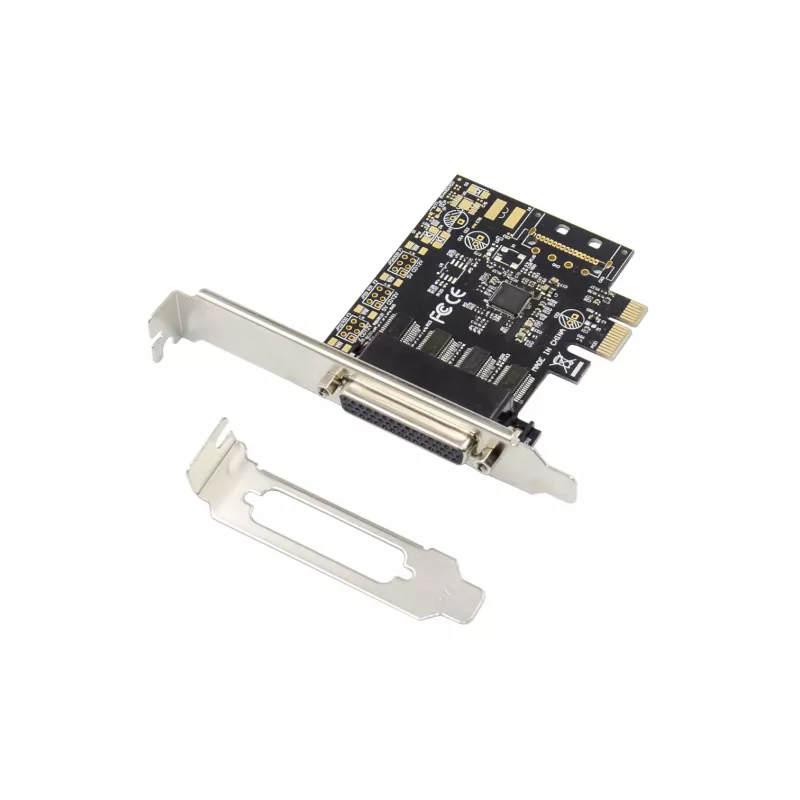 Conceptronic 4-Port DB9 RS232 Serial PCIe Card, PCIe, RS-232, PCIe 2.0, RS-232, Black, China