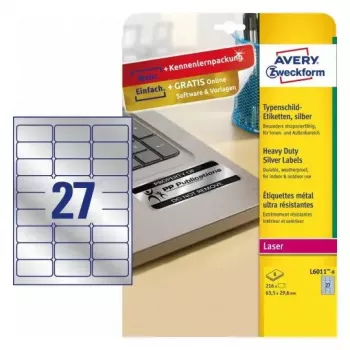 Self-adhesive printer label Avery L6011-8