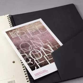 Writing Notebook Sigel CONCEPTUM A5 160 Sheets Black