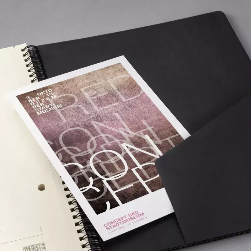 Writing Notebook Sigel CONCEPTUM A5 160 Sheets Black
