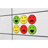 Board magnet Legamaster magnetic symbol emoticon assorted 50mm 6pcs