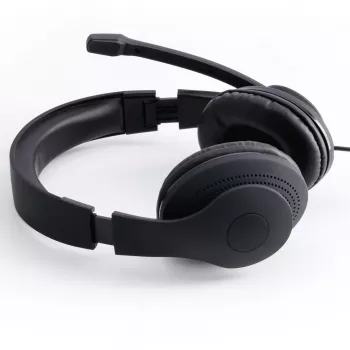 Hama HS-USB300 PC Office headset, wired, USB, black