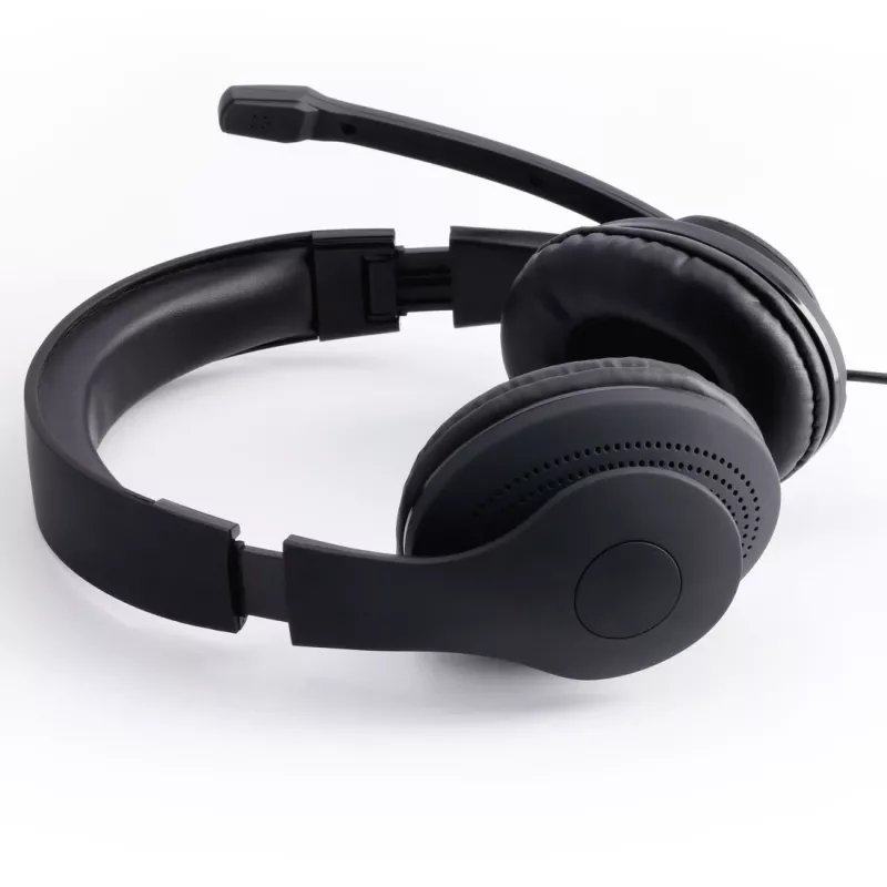 Hama HS-USB300 PC Office headset, wired, USB, black