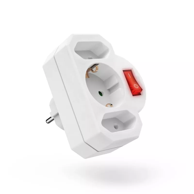 Hama 00223217 power plug adapter White