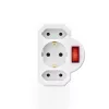 Hama 00223217 power plug adapter White