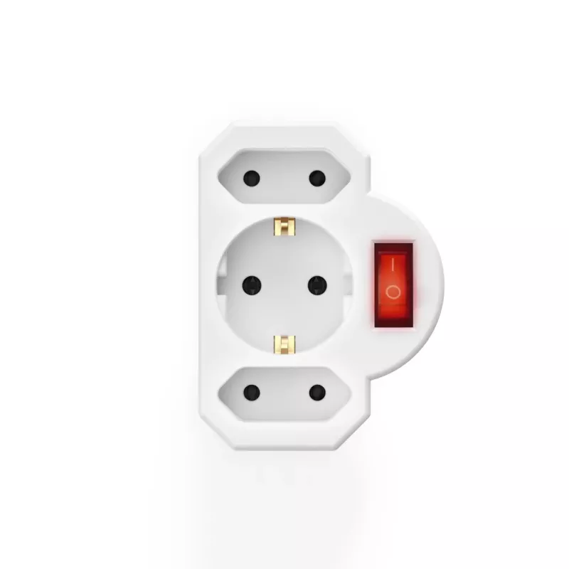 Hama 00223217 power plug adapter White