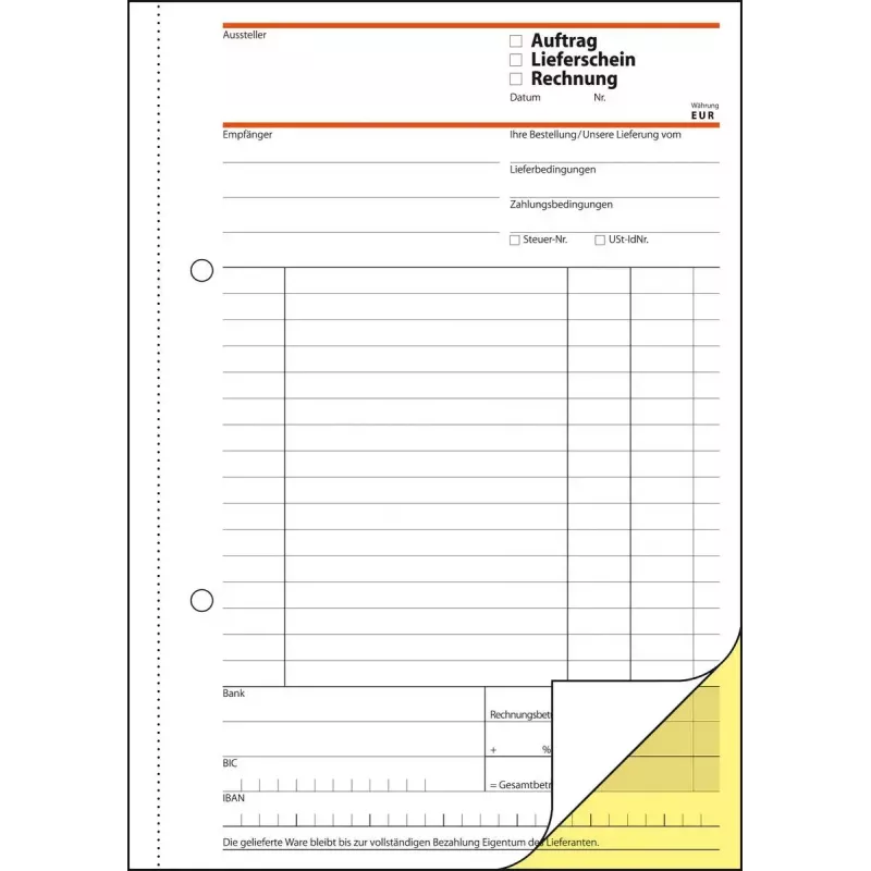 Business form Sigel SD017 Green A5 80 sheets