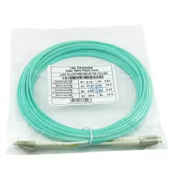 BlueOptics BK838A-BO InfiniBand fibre optic cable 1 m LC Aqua